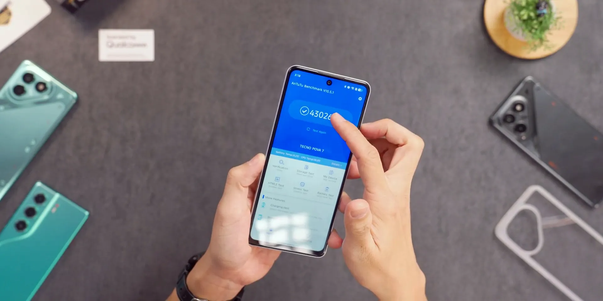 Tes gaming Mobile Legends di Tecno Pova 7 dengan setting tinggi