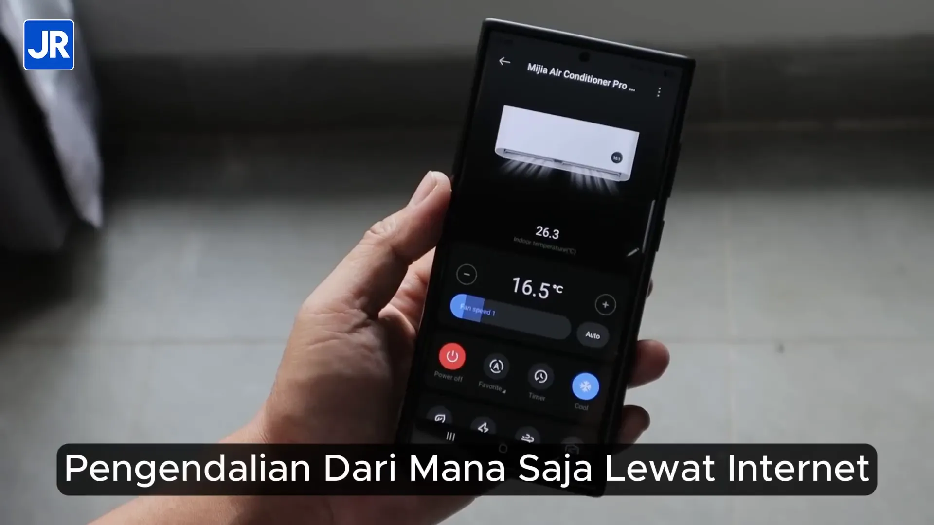 Tampilan aplikasi Xiaomi Home untuk mengendalikan Mijia AC Pro Eco