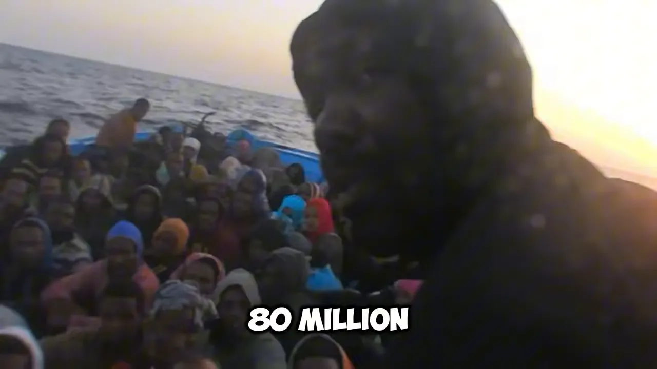 Large crowd scene with on-screen text “80 MILLION.”