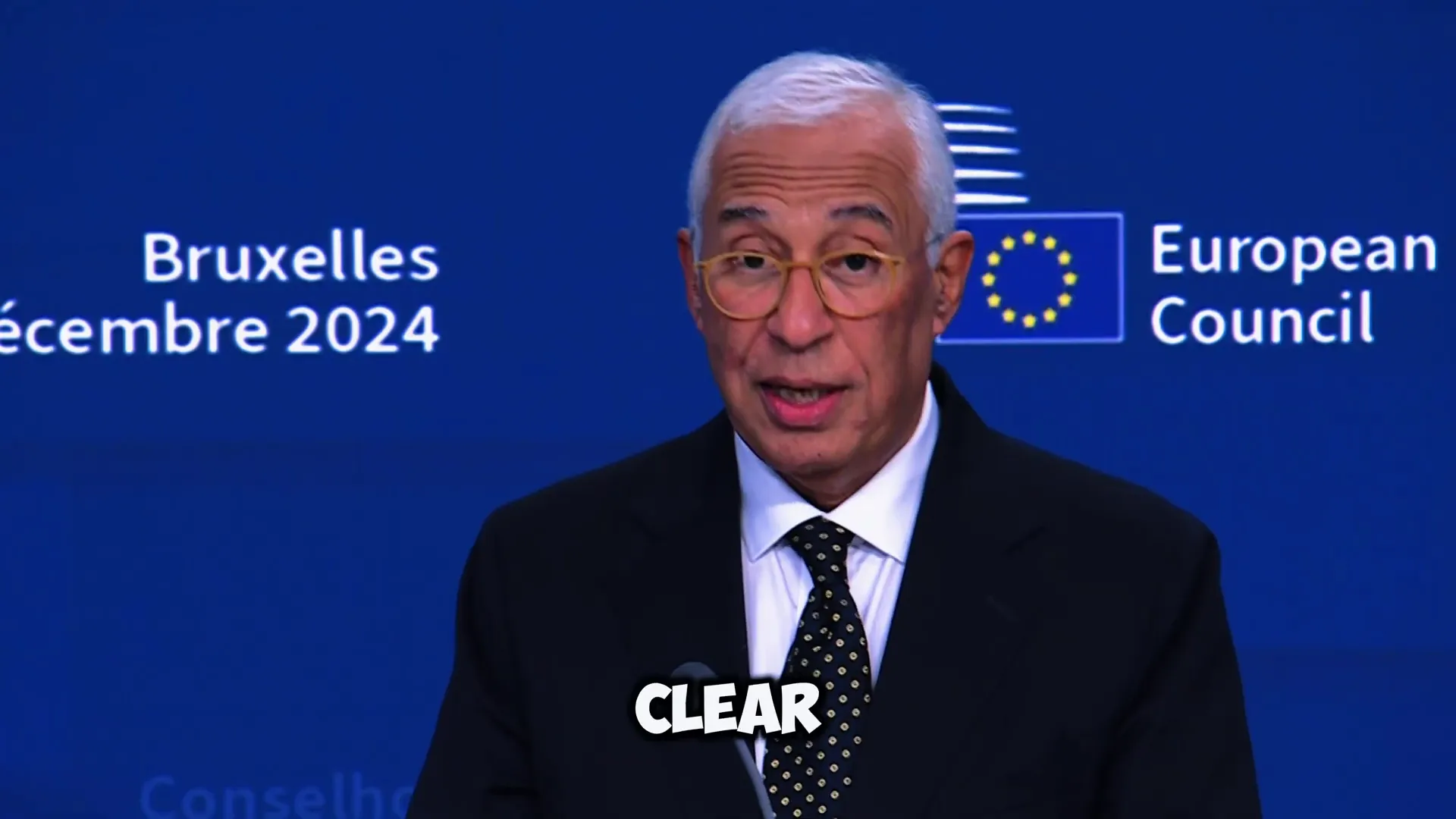 António Costa discussing Ukraine's sovereignty