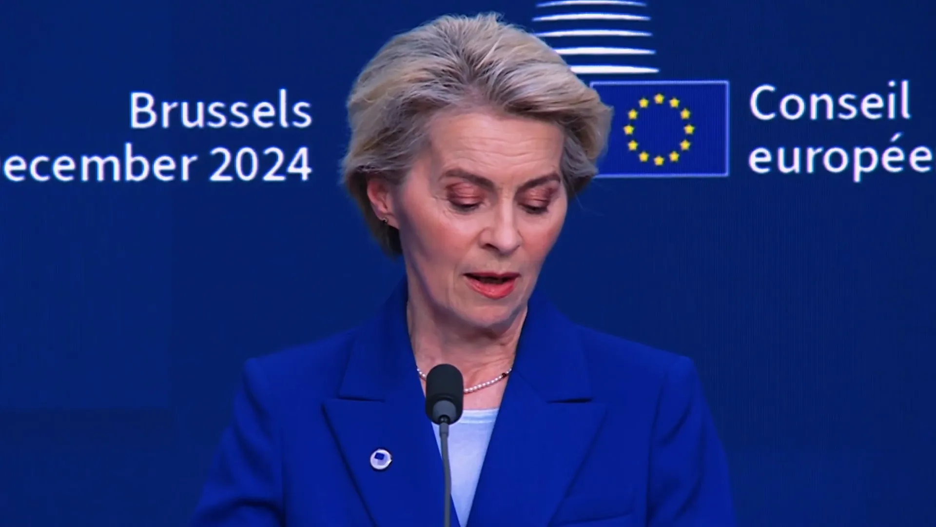 Ursula von der Leyen discussing Syria's future