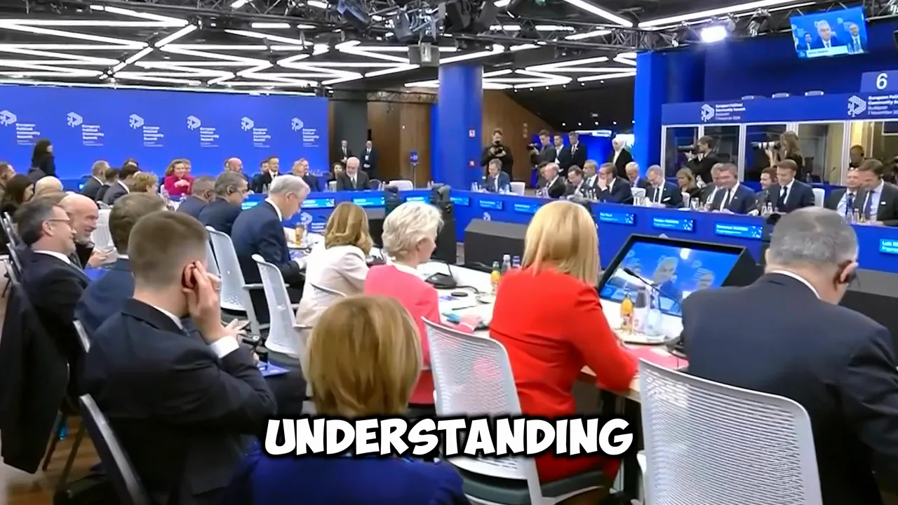 Wide-angle view of a summit room showing delegates at a long table during an international meeting.