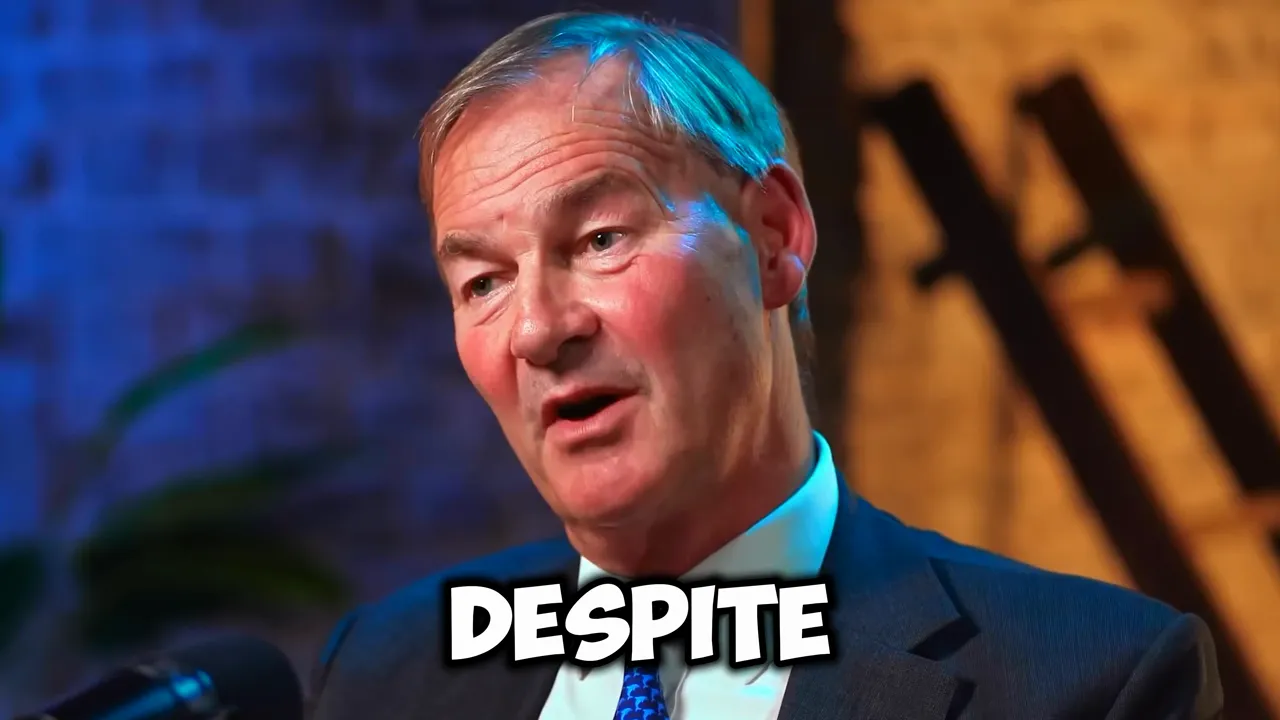 Clear portrait of Rupert Lowe mid-sentence during an interview, well-lit and in focus.