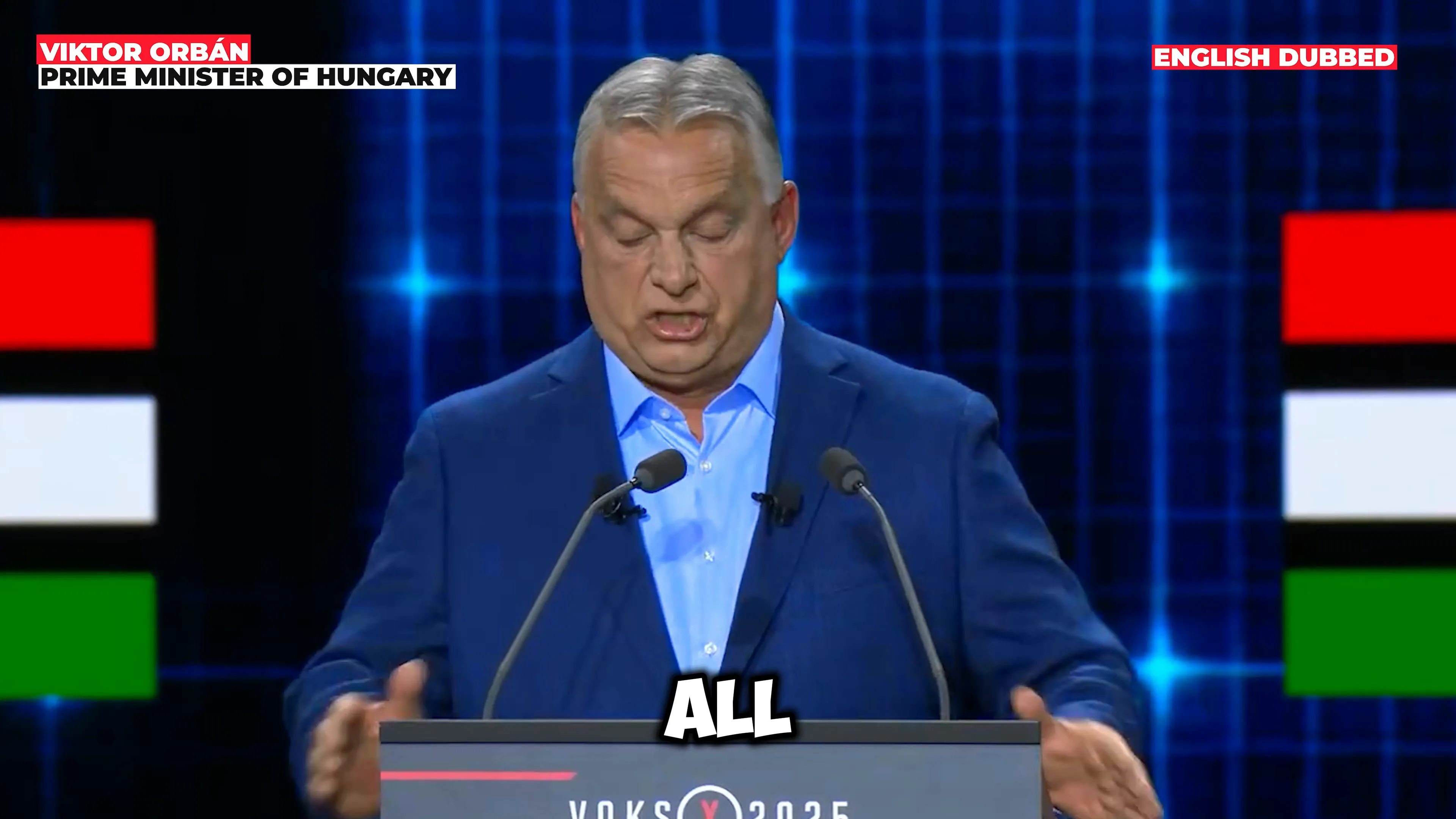 Orbán emphasizing rejection of foreign money in politics