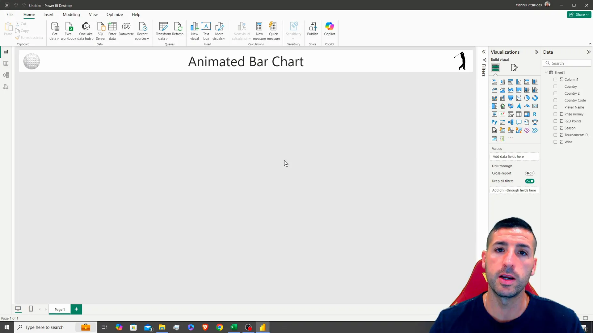 Importing animated visuals into Power BI