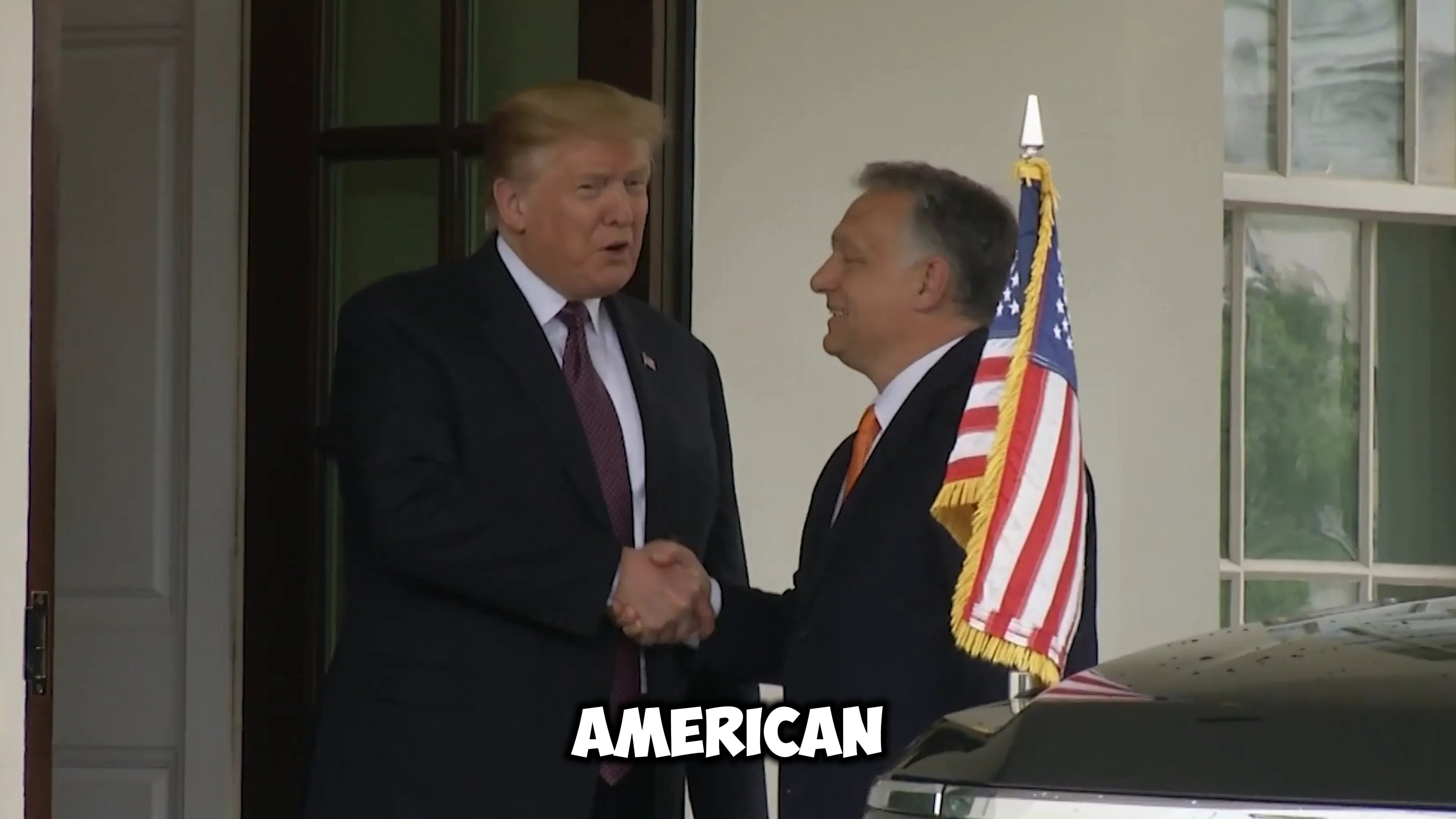 Orbán speaking about peace initiatives in Europe