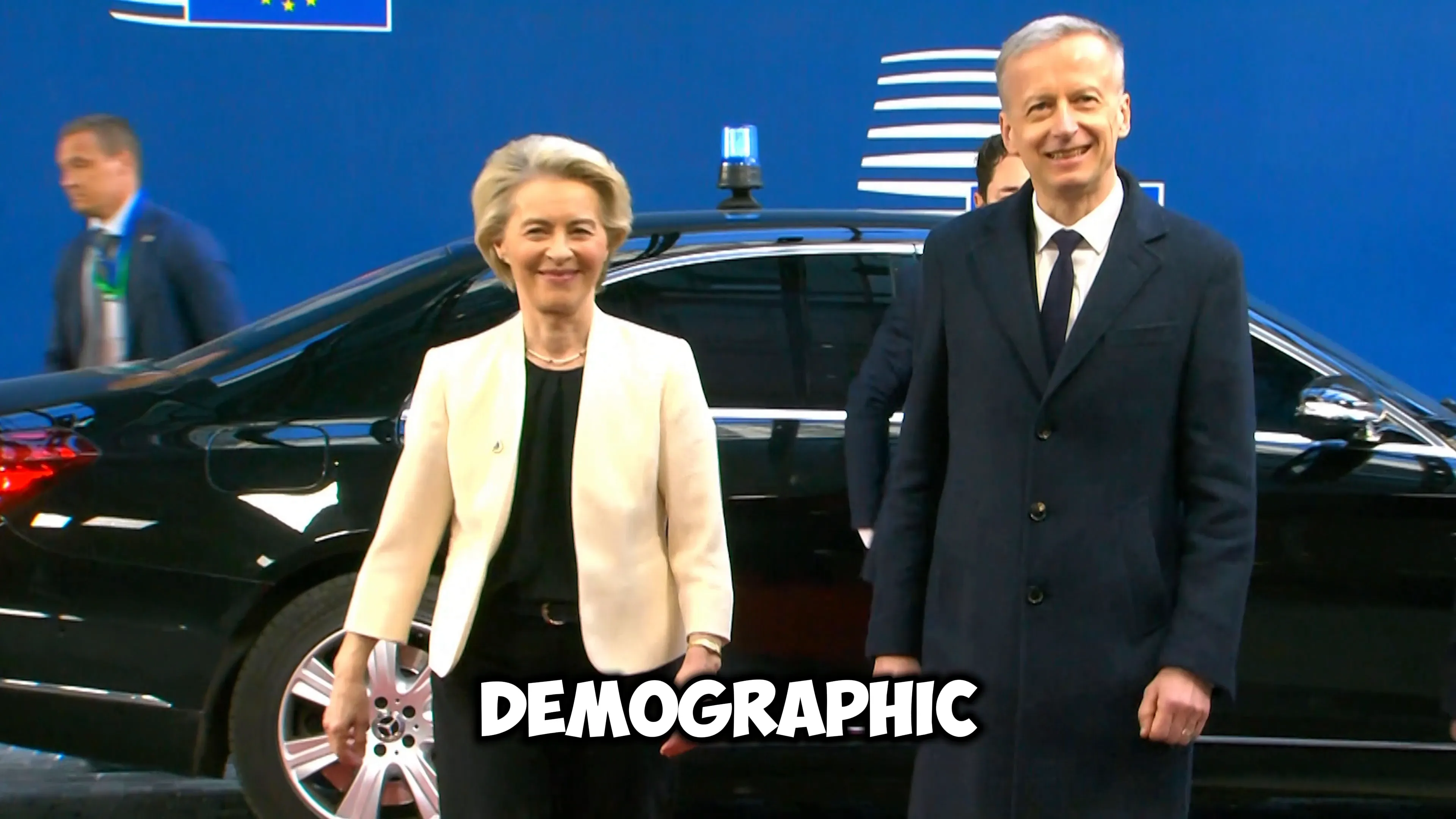 Narrator describing demographic transformation across Europe