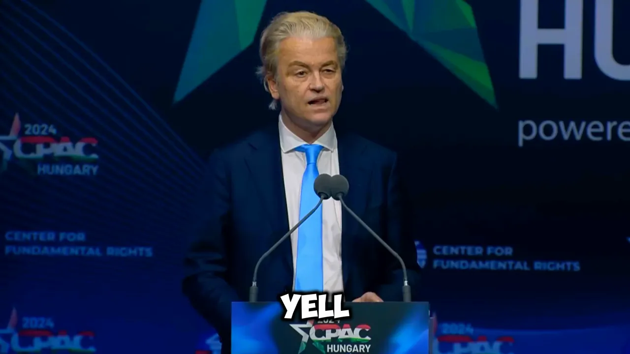 Wilders calling on conservatives to stand and say stop