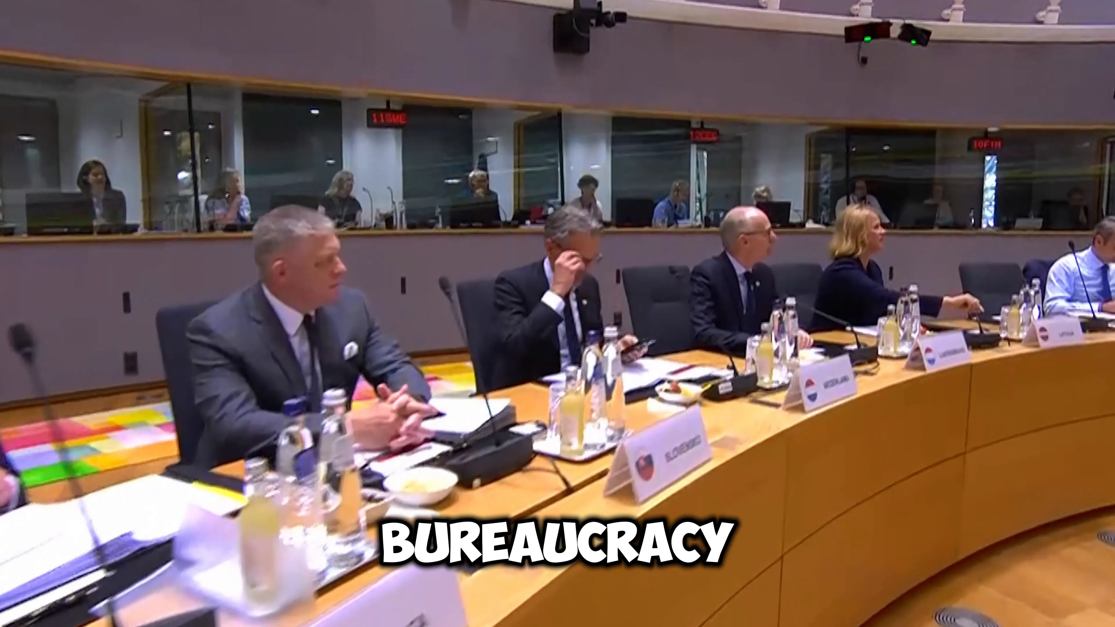 Orbán criticizing a centralized European model