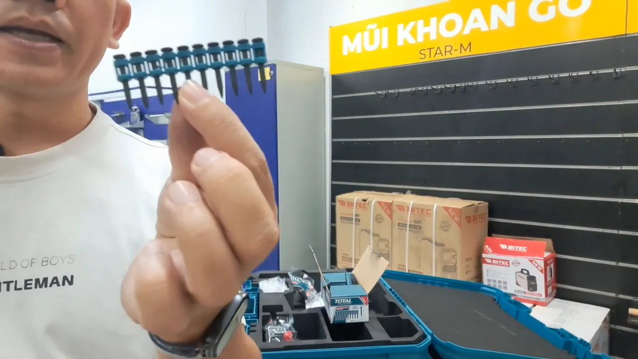 Cận cảnh đinh nối dạng thanh cho máy bắn bê tông