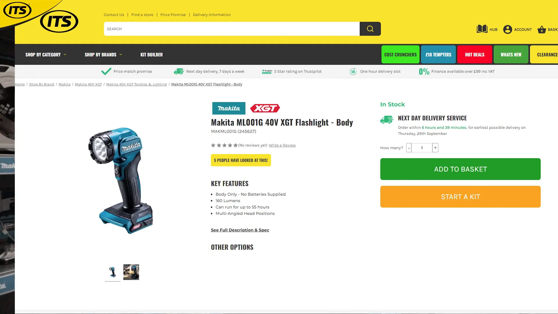 Dụng cụ 40V Max XGT đa dạng của Makita