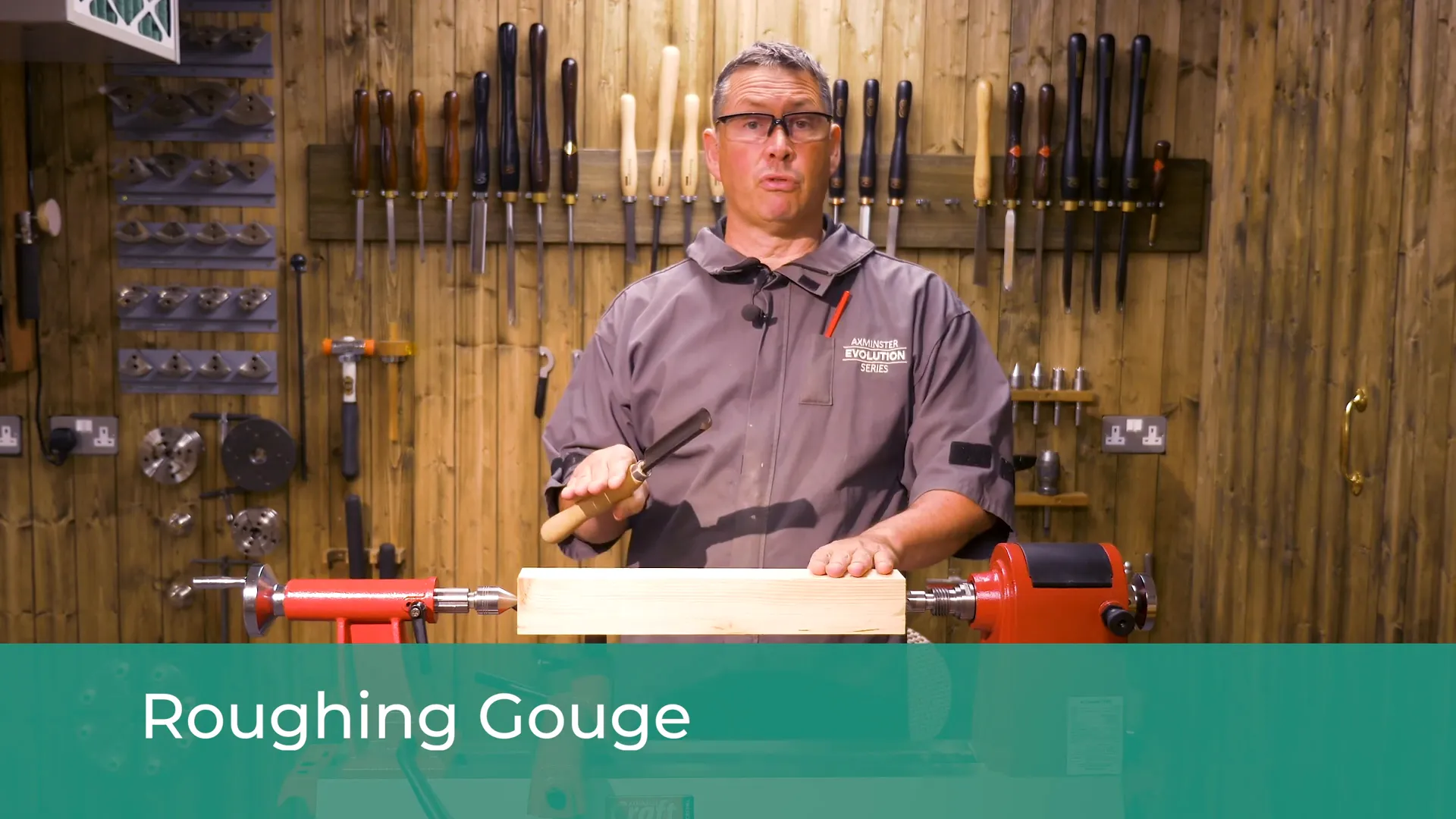 Roughing gouge in action