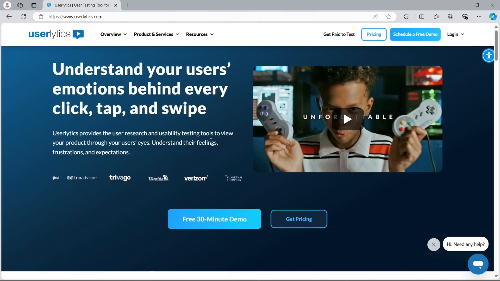 Userlytics platform overview