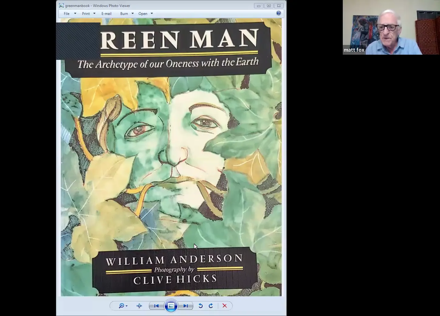 Classic book cover on the Green Man archetype