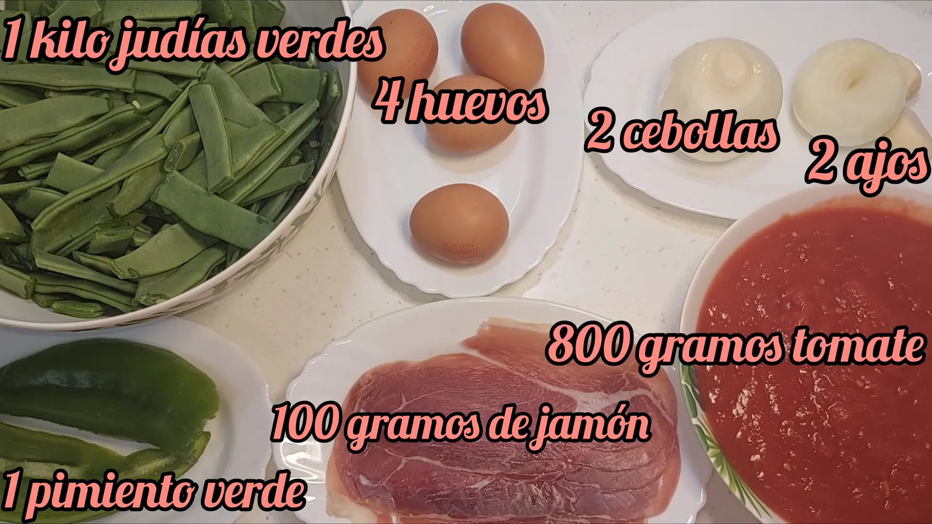 Cocción de judías verdes