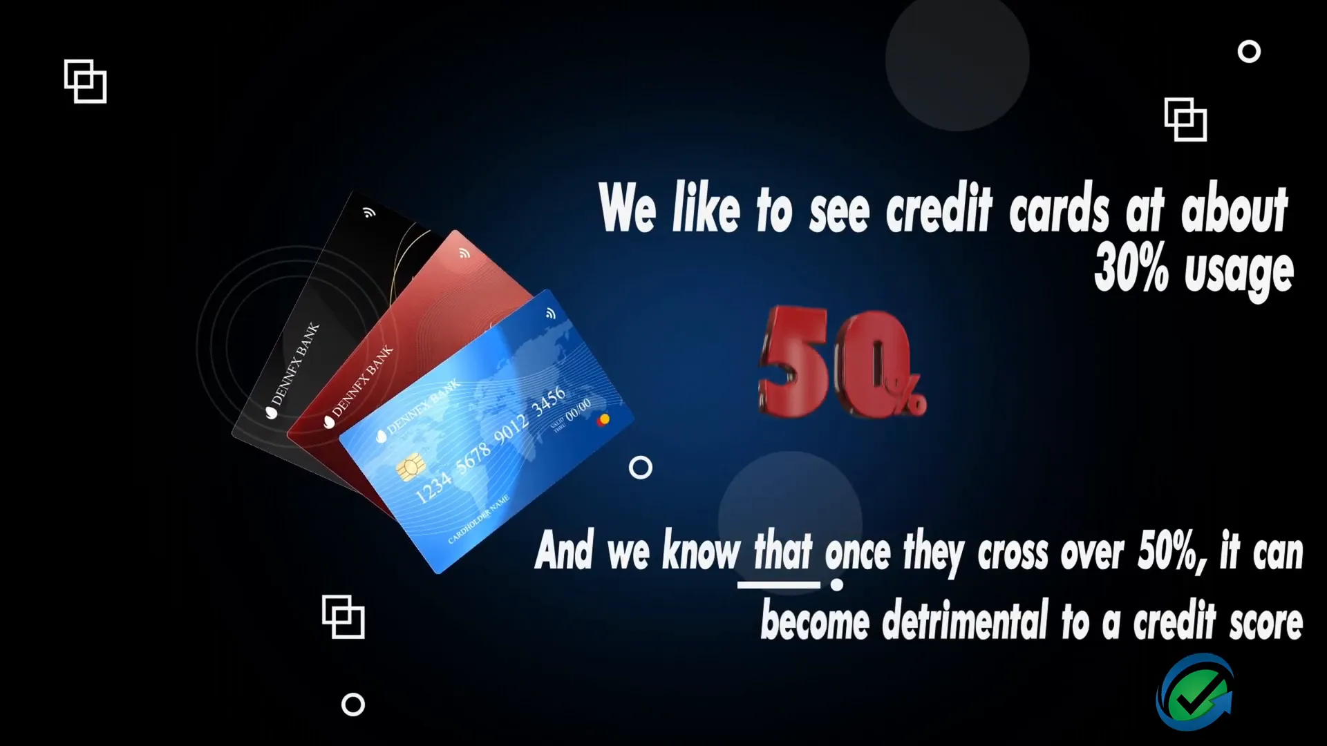 Credit score impact graph showing drop due to high utilization