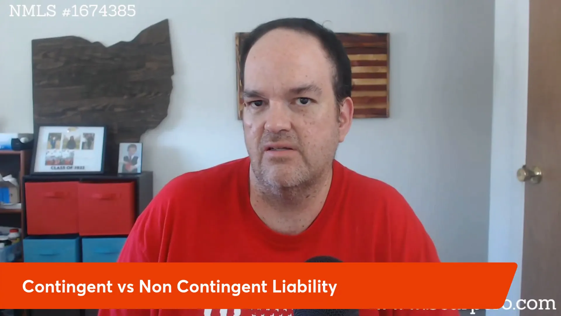 Explanation of contingent versus non-contingent liabilities