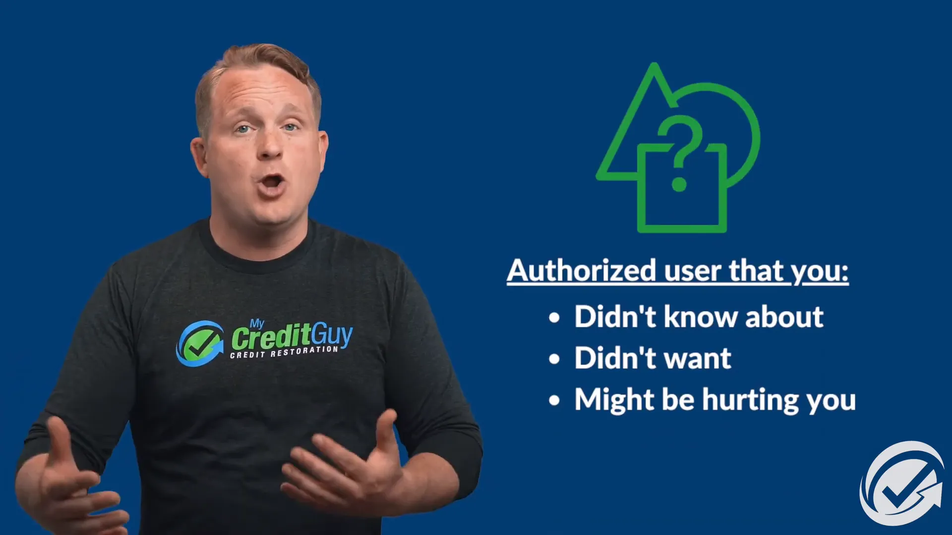 Authorized user shares credit card payment history