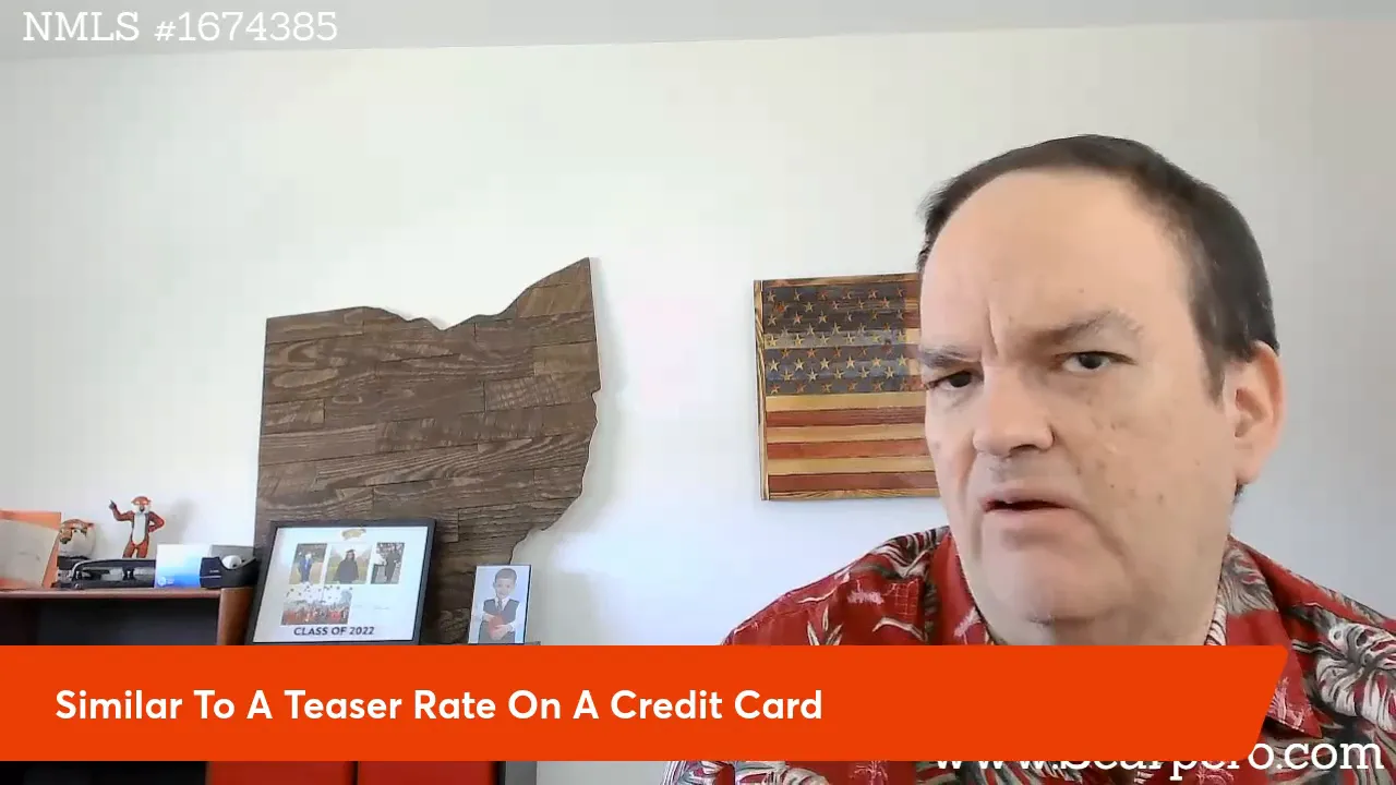 Comparison of teaser credit card rates and temporary mortgage buydowns