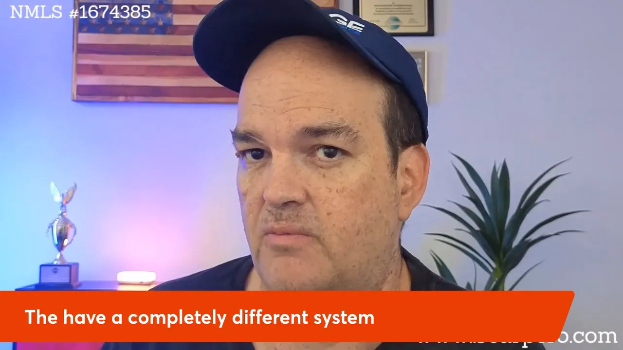 Speaker explaining mortgage securitization and why portability is difficult