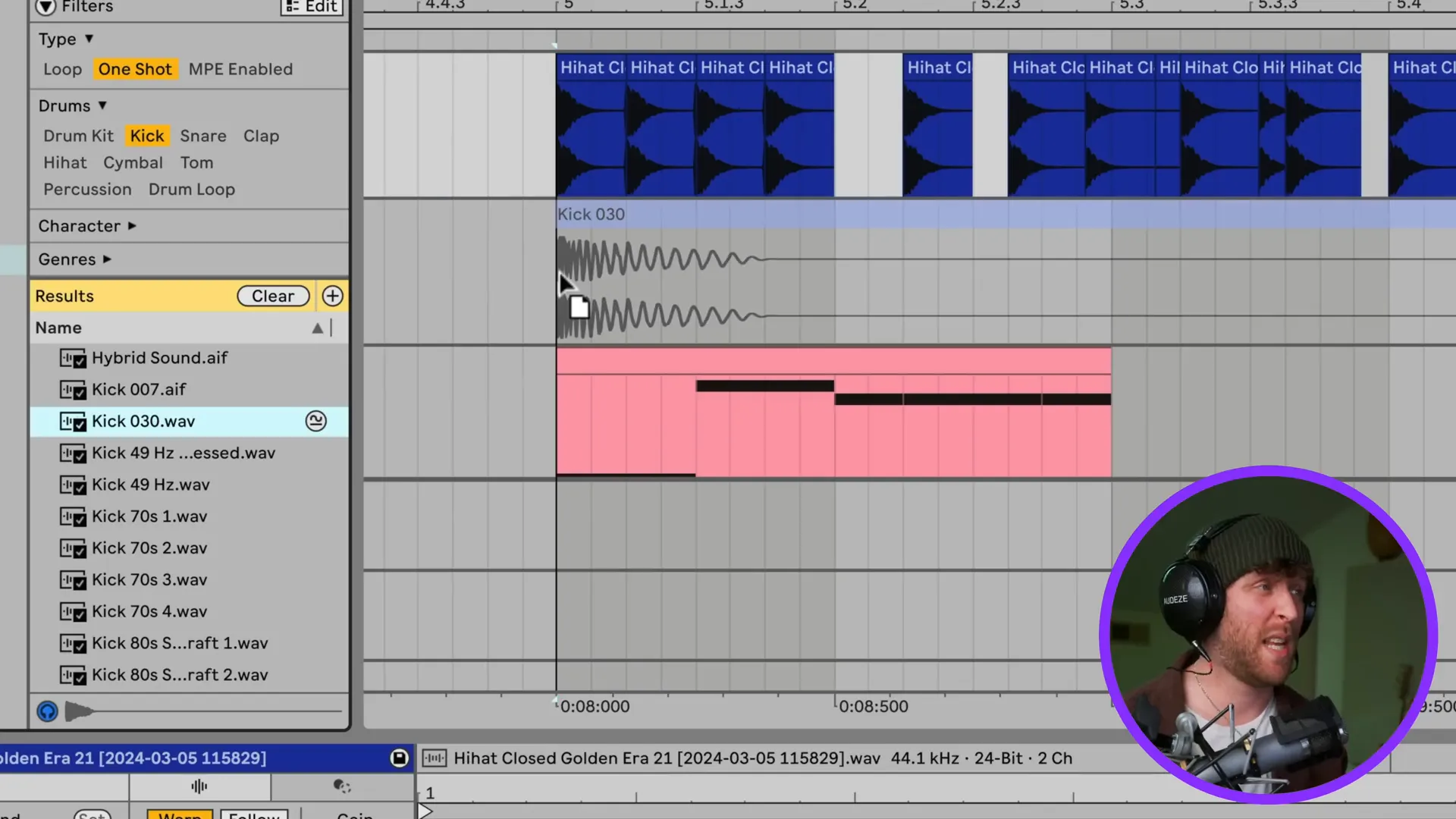 Editing recorded audio in Ableton