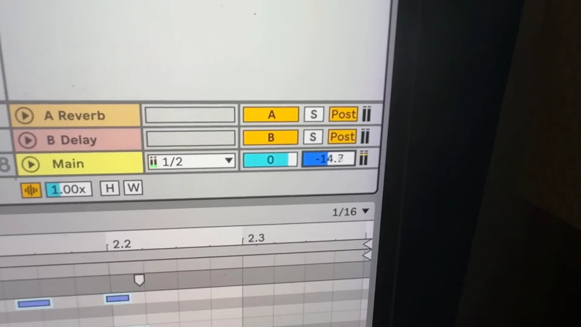 Composing melody with MIDI in Ableton