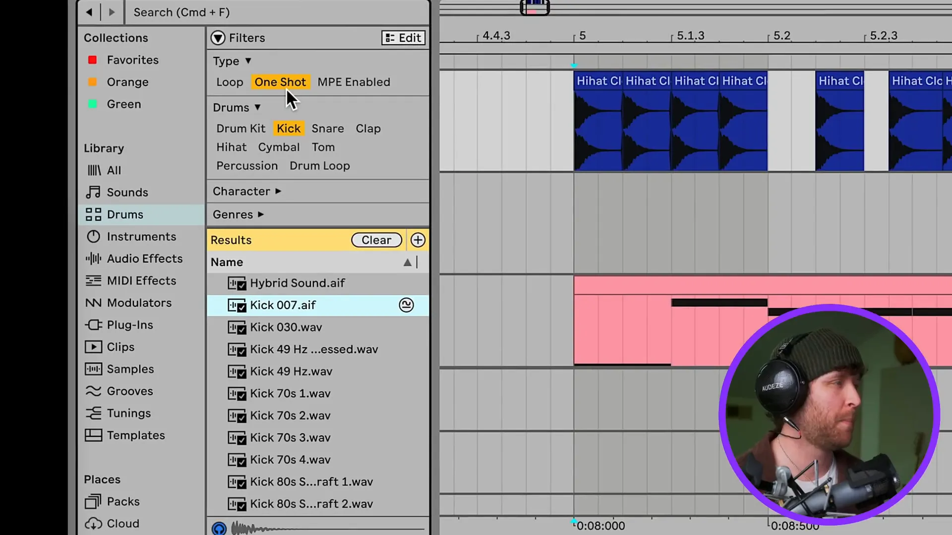 Importing audio samples into Ableton