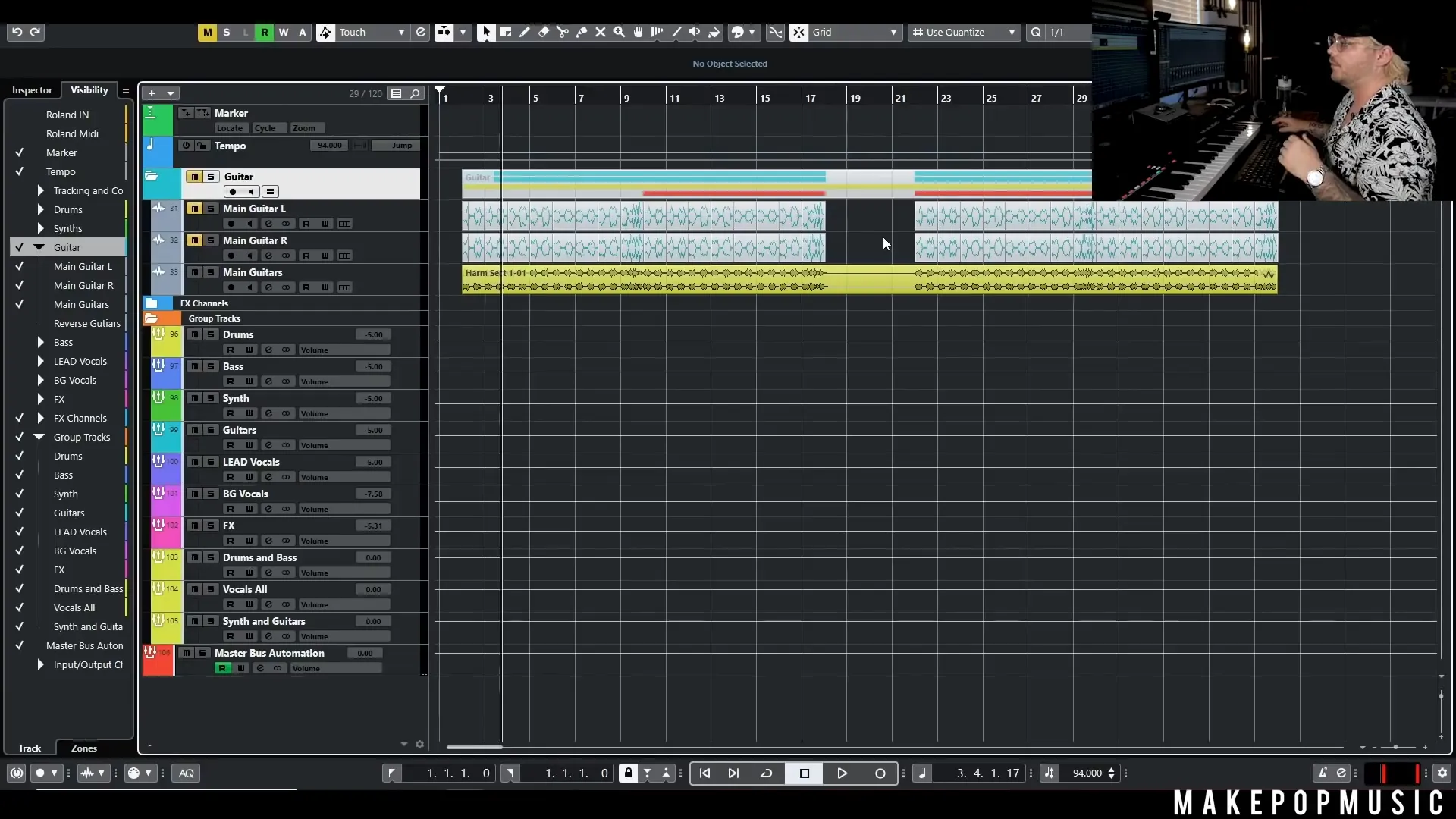 Example of lead melody