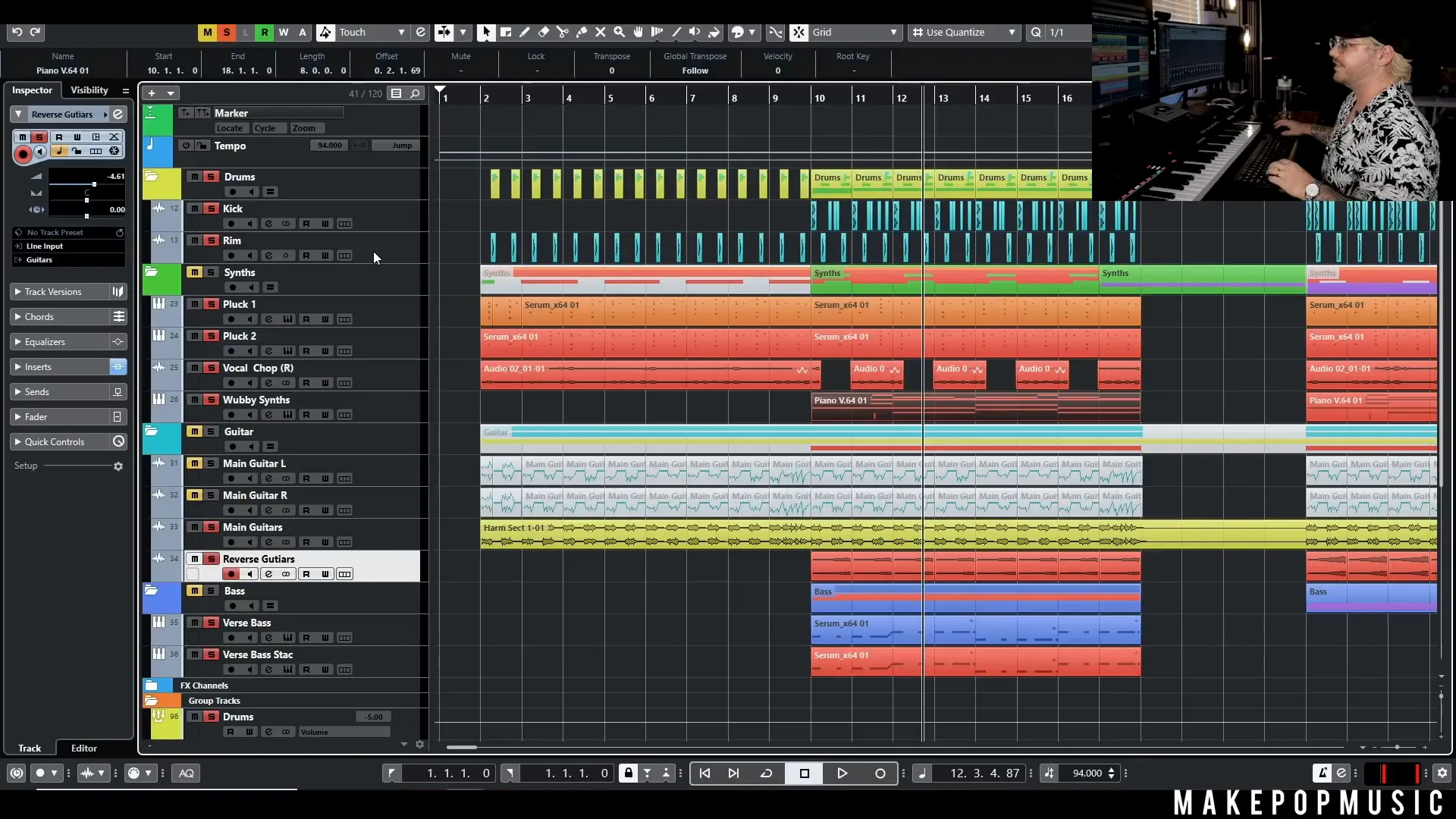 Layering percussion for added rhythm