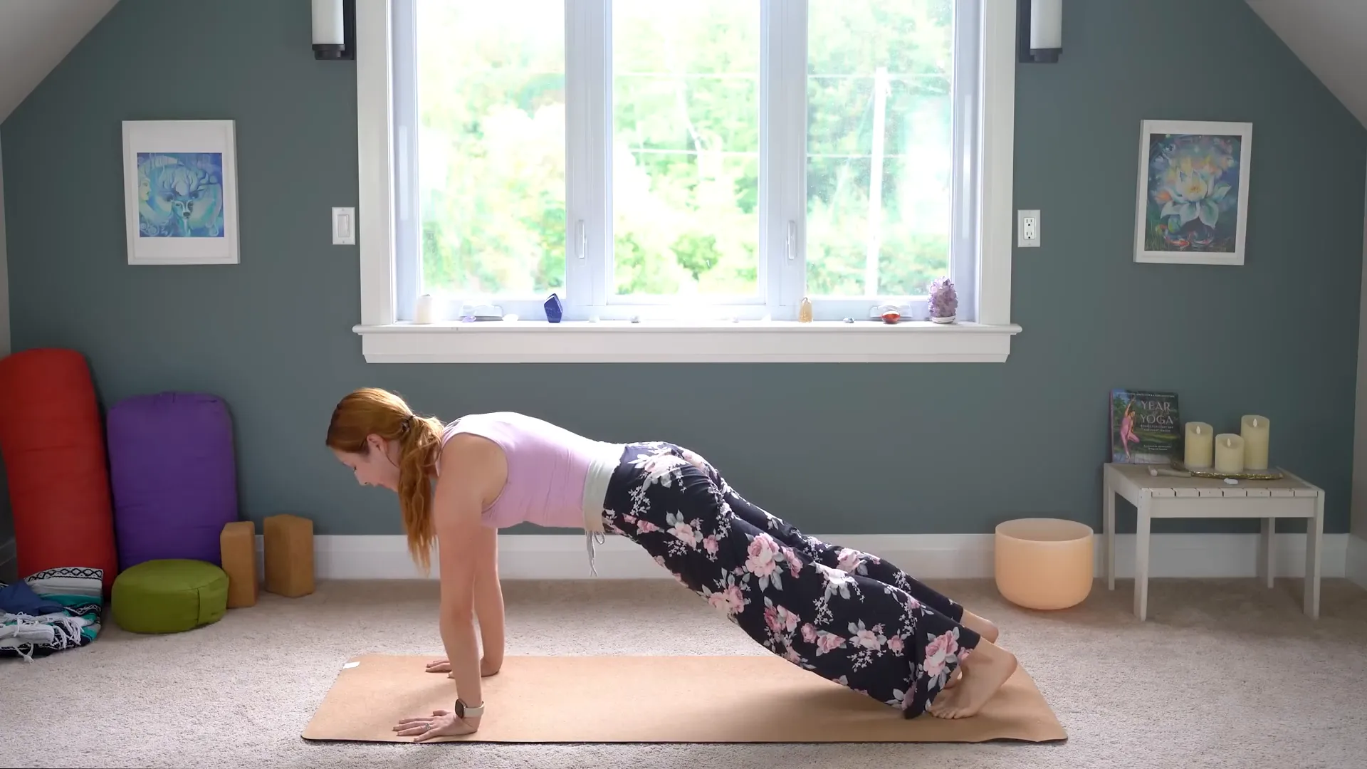 Plank Pose for strengthening