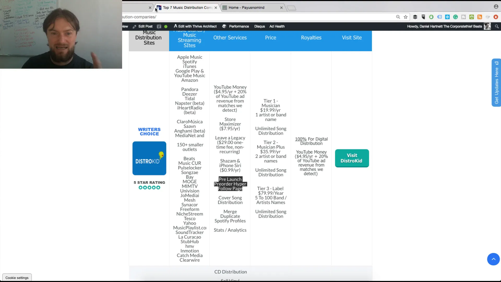 DistroKid cons overview showing potential drawbacks