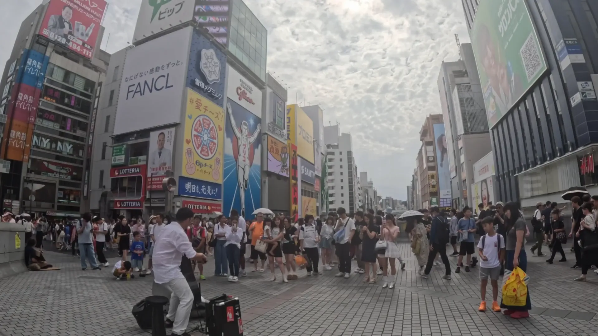 Quartier de Dotonbori à Osaka