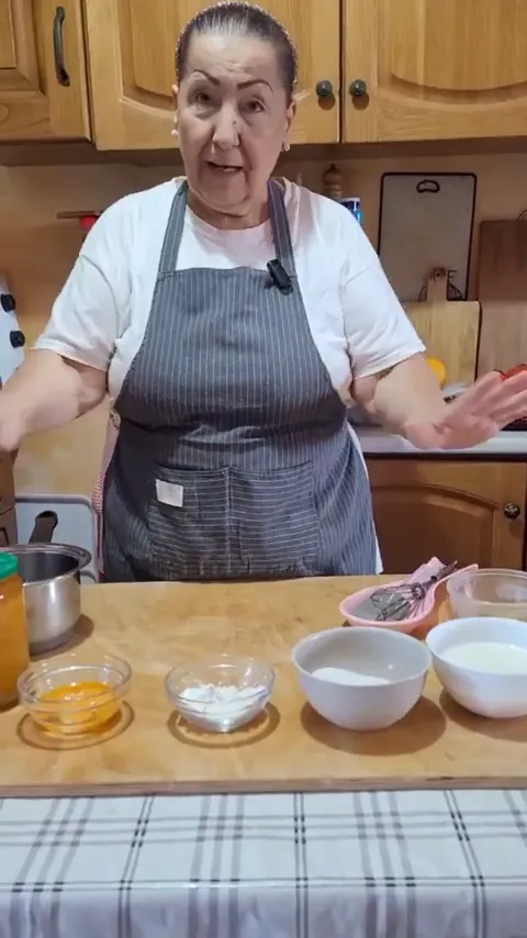 Ingredienti per la crema sul tavolo