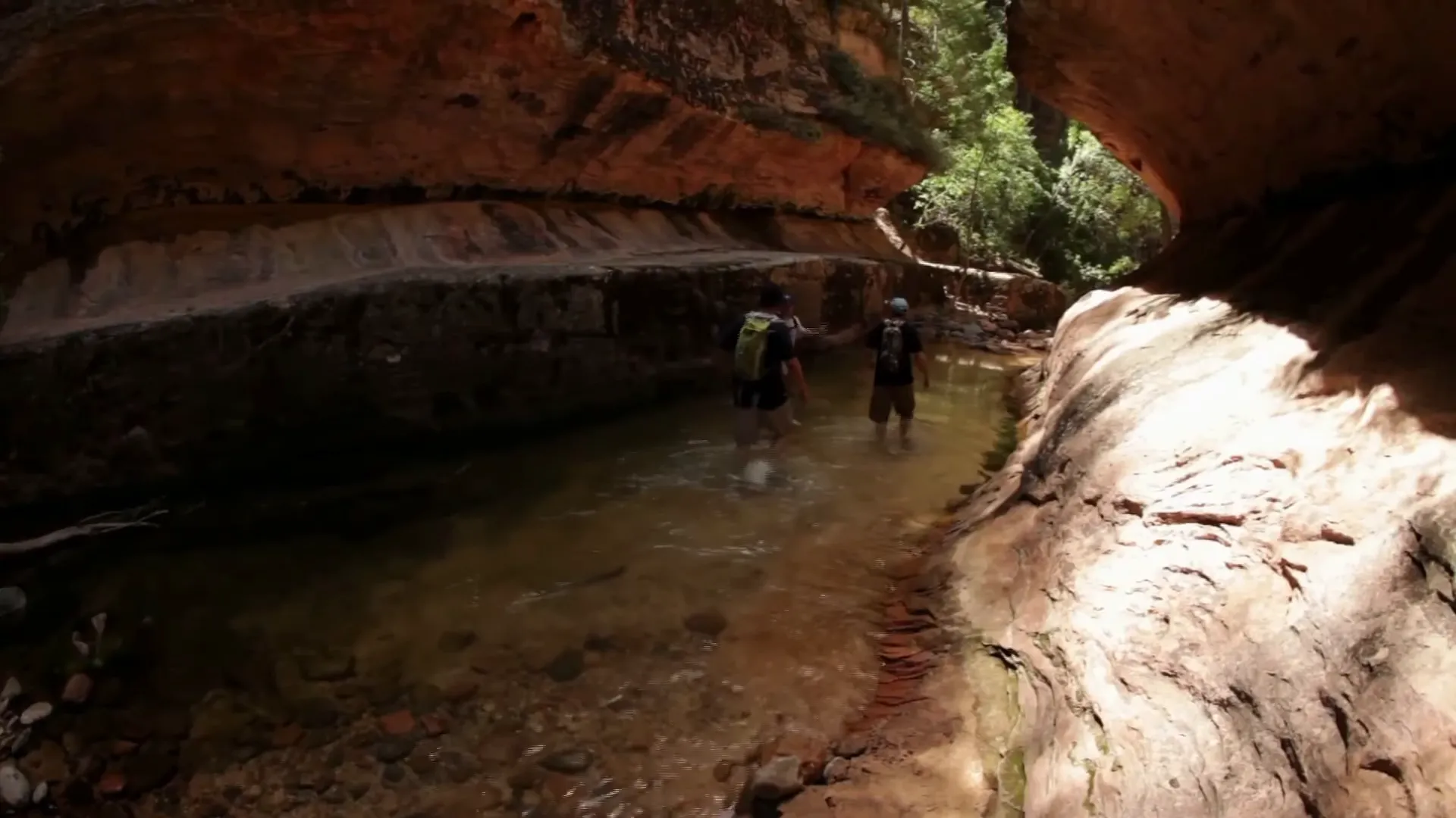 The Subway in Kolob Canyon with emerald pools