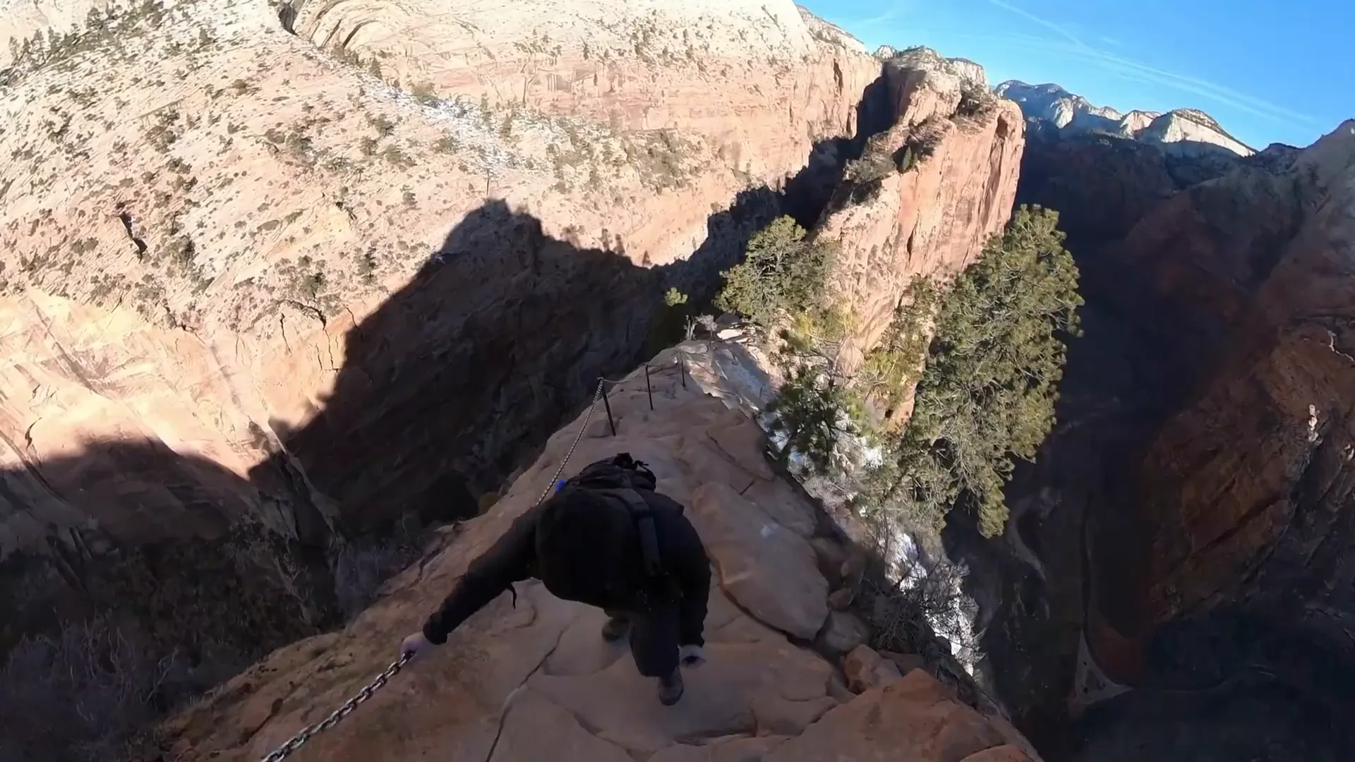 Breathtaking view of Angels Landing in Zion National Park