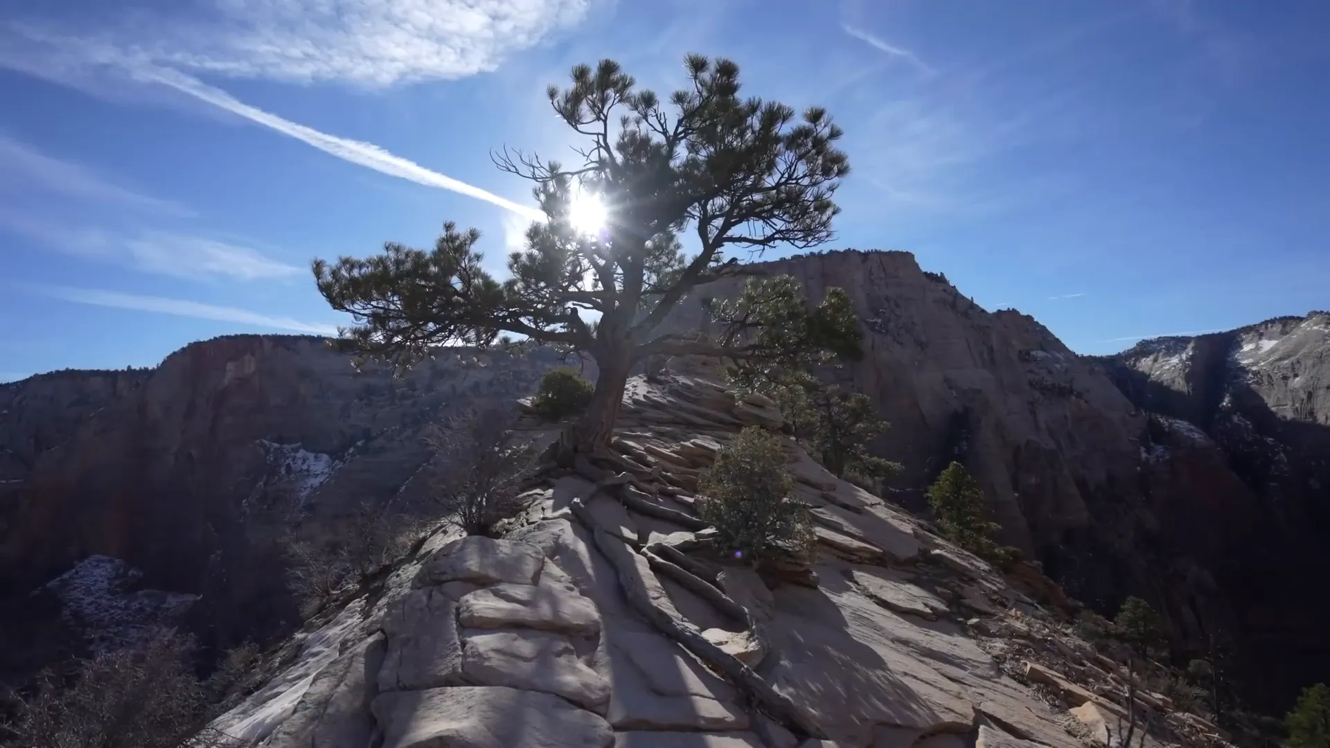 View from the summit of Angels Landing