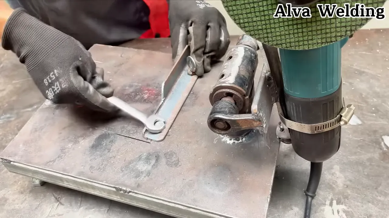 Running the assembly at slow speed to check for balance and vibration