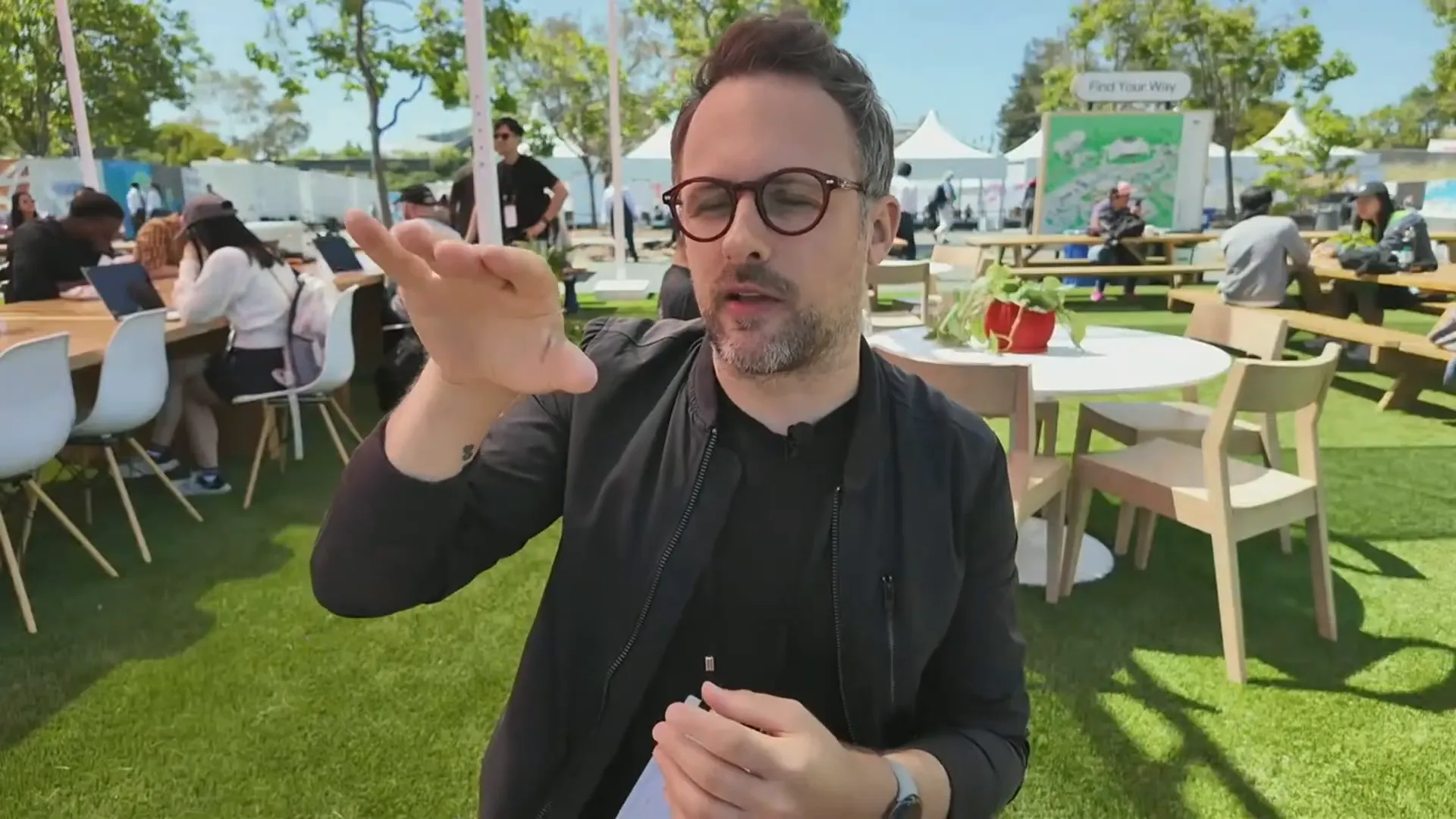 Android XR glasses navigation demo