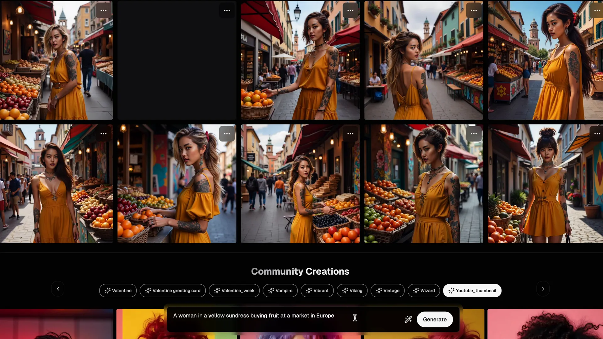 Example of a custom AI-generated image using PhotoGPT AI