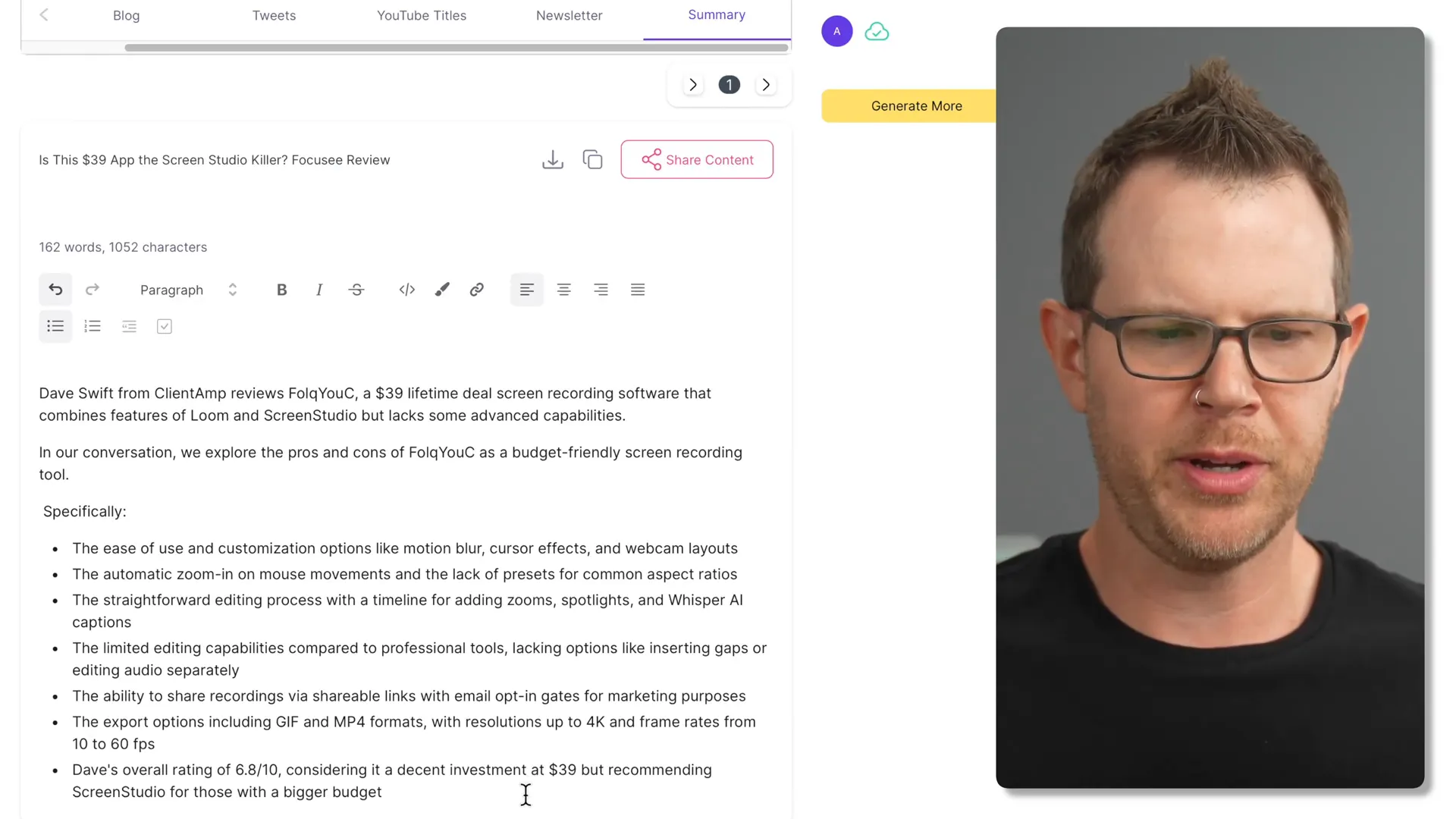 Long-form blog post generated by Unifire.ai with detailed content