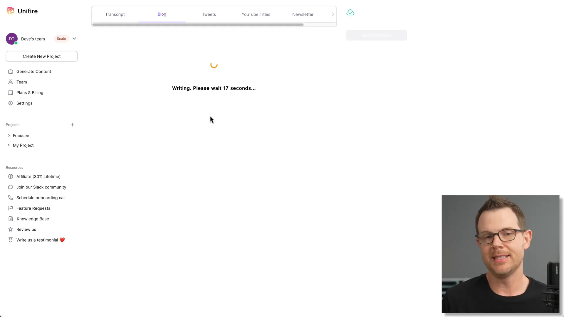 Unifire.ai generated tweets with errors and awkward phrasing