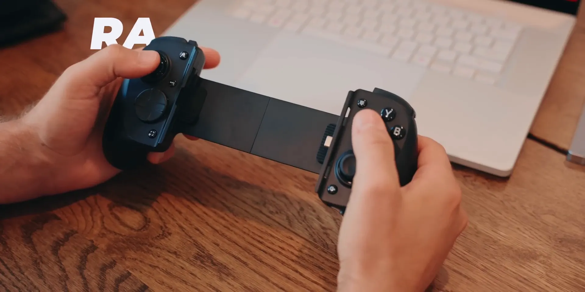 Razer Kishi V3 Pro controller in hand