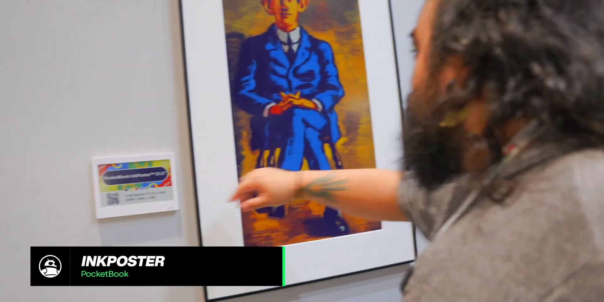 Pocketbook Ink Poster resembling real painting