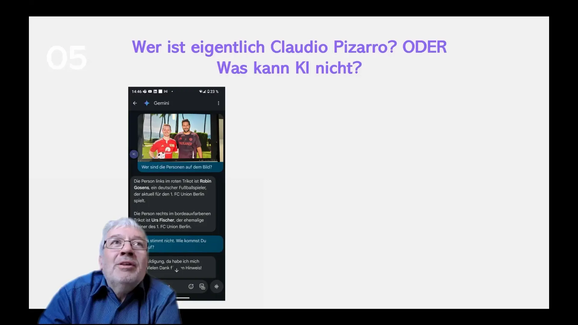 KI-Bildanalyse mit Fehlern