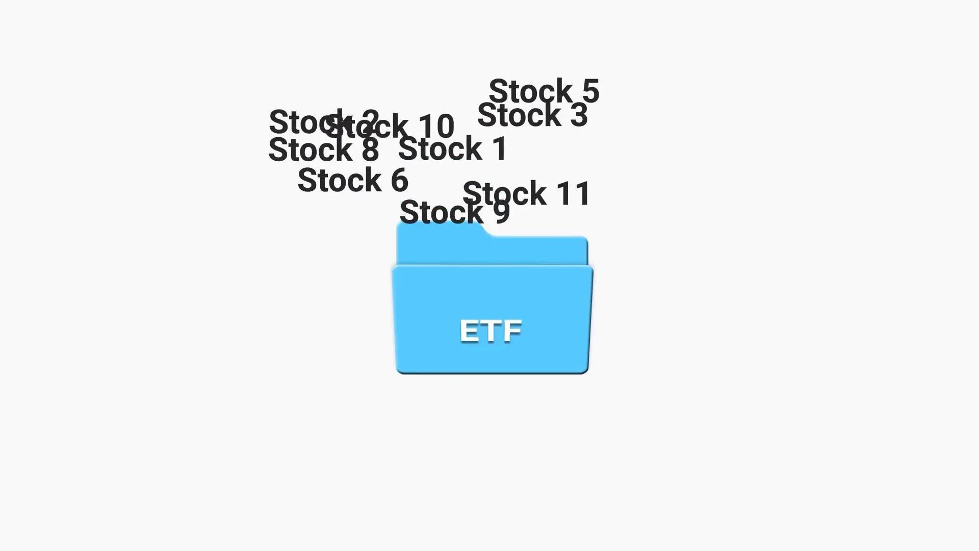 Graph showing diversification benefits of ETFs