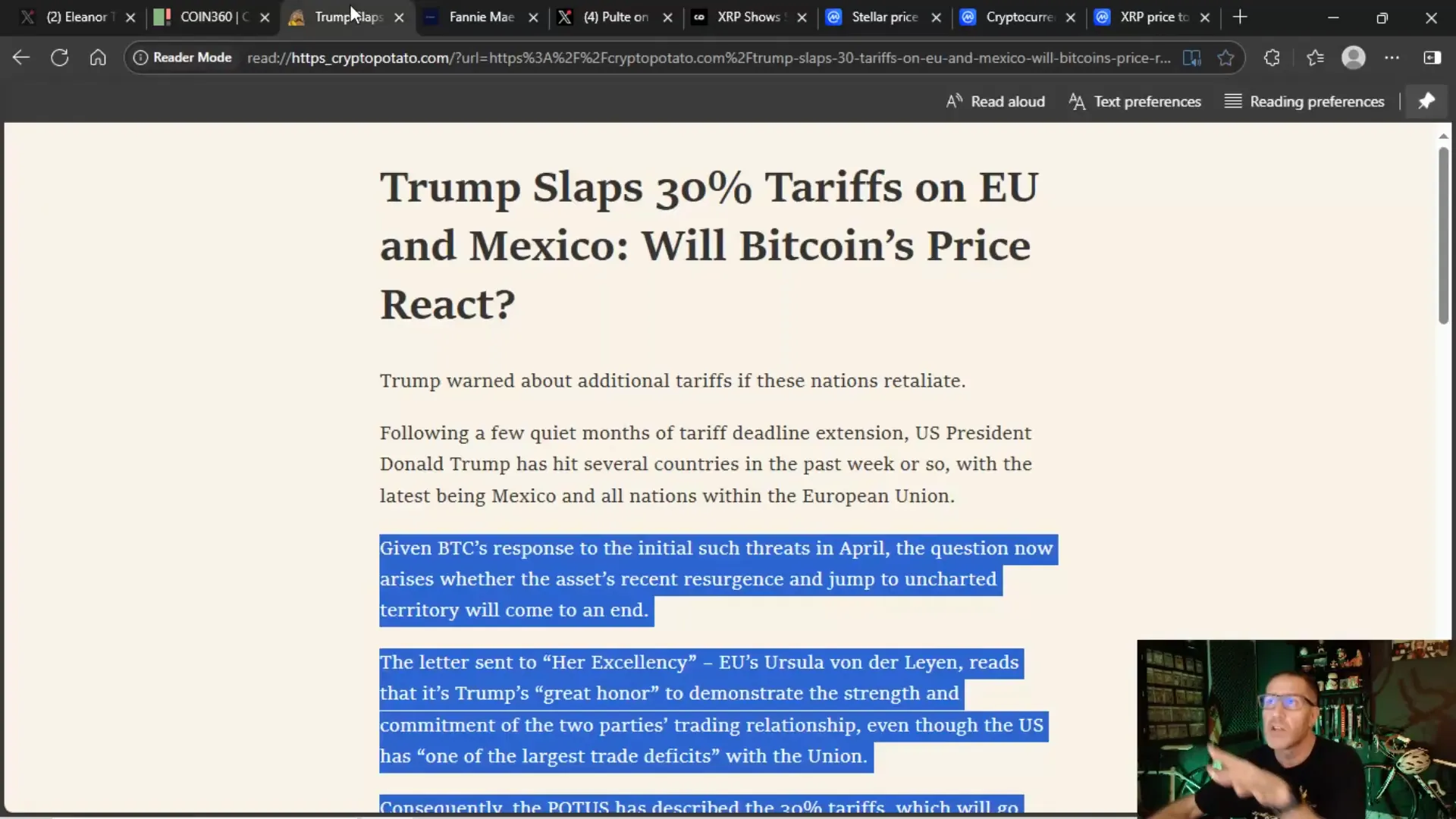 Trump's 30 Percent Tariffs Announcement