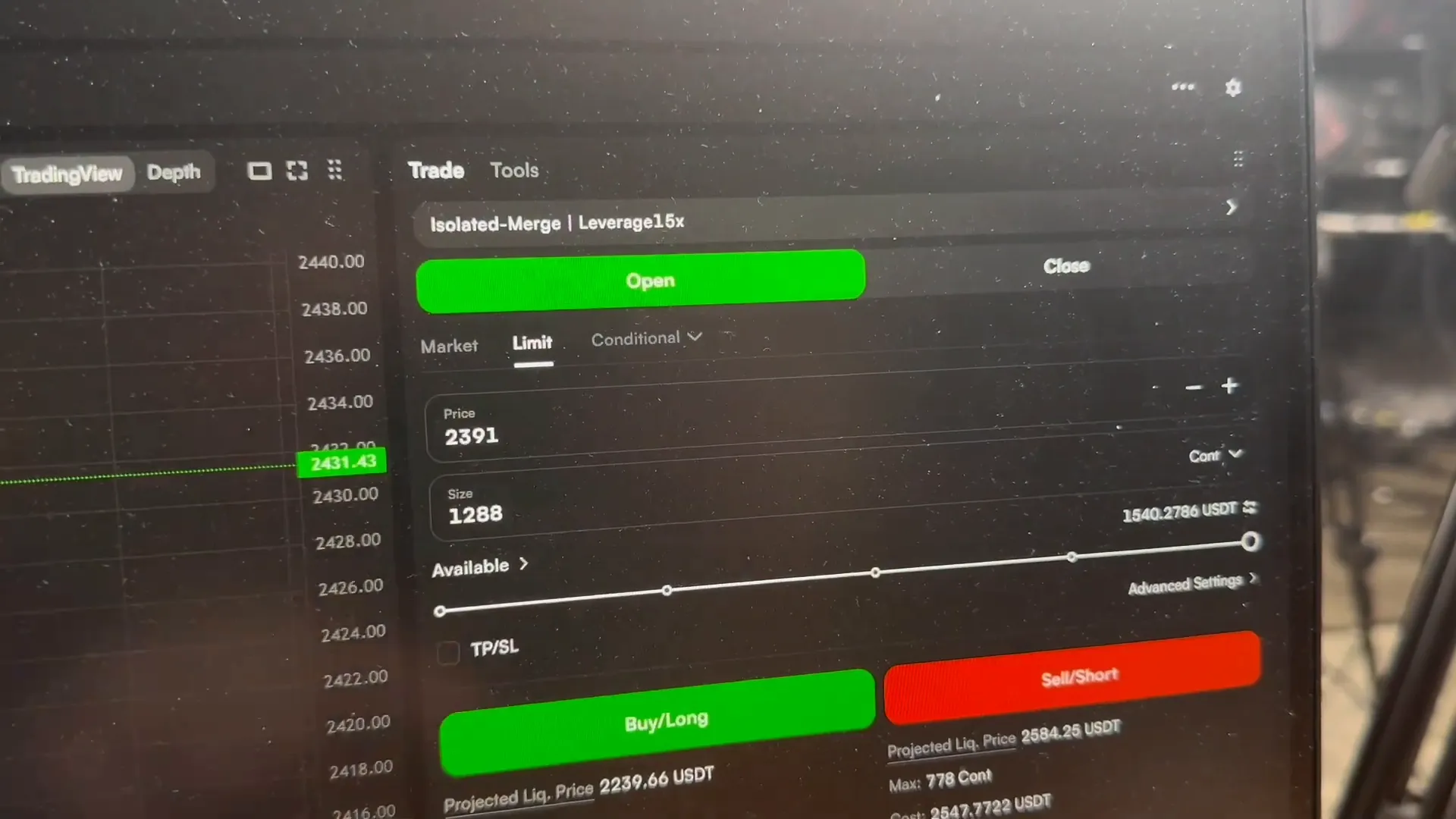 Setting limit order and stop loss on CoinW trading platform