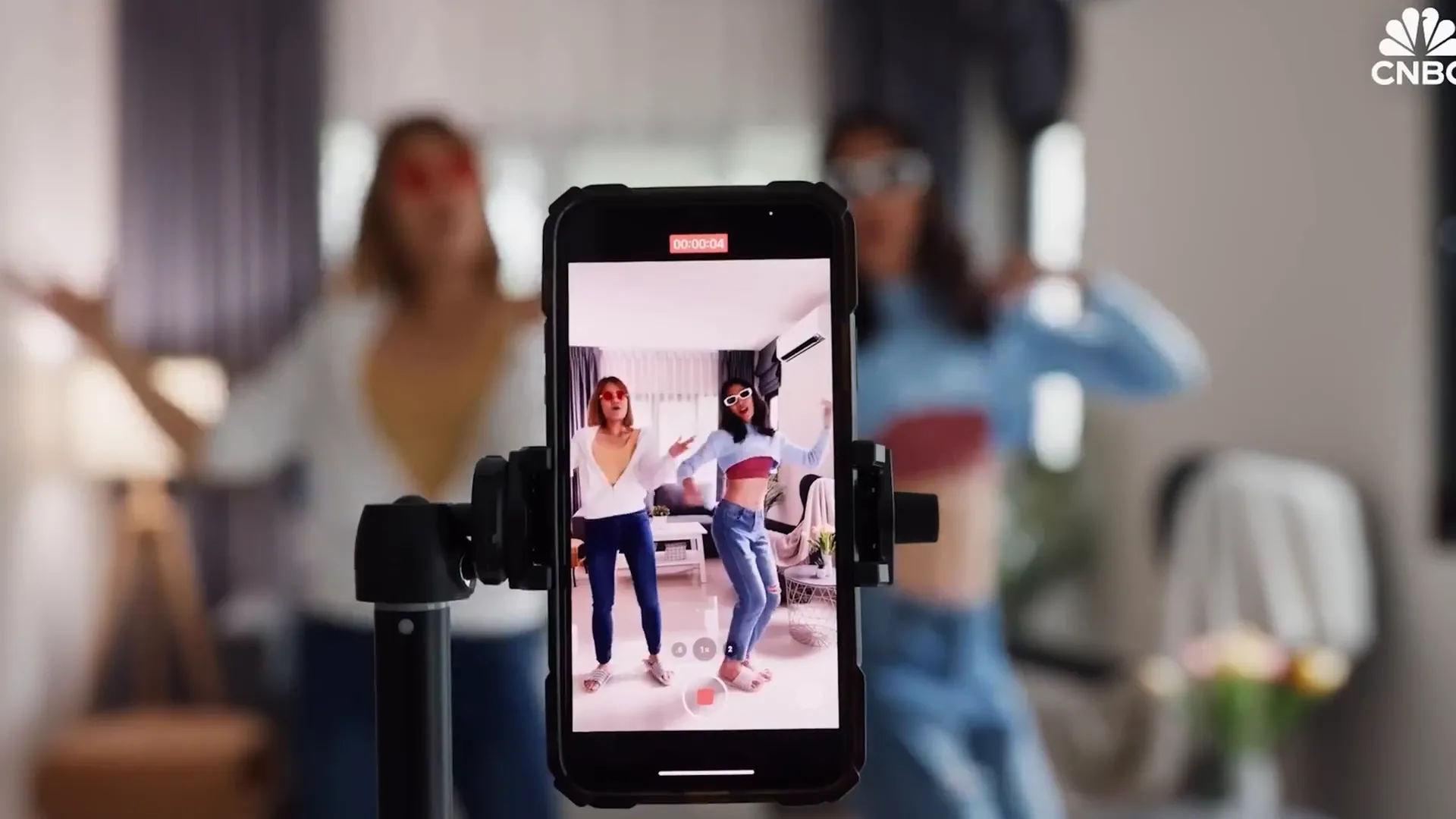 Social media scrolling showing luxury lifestyles