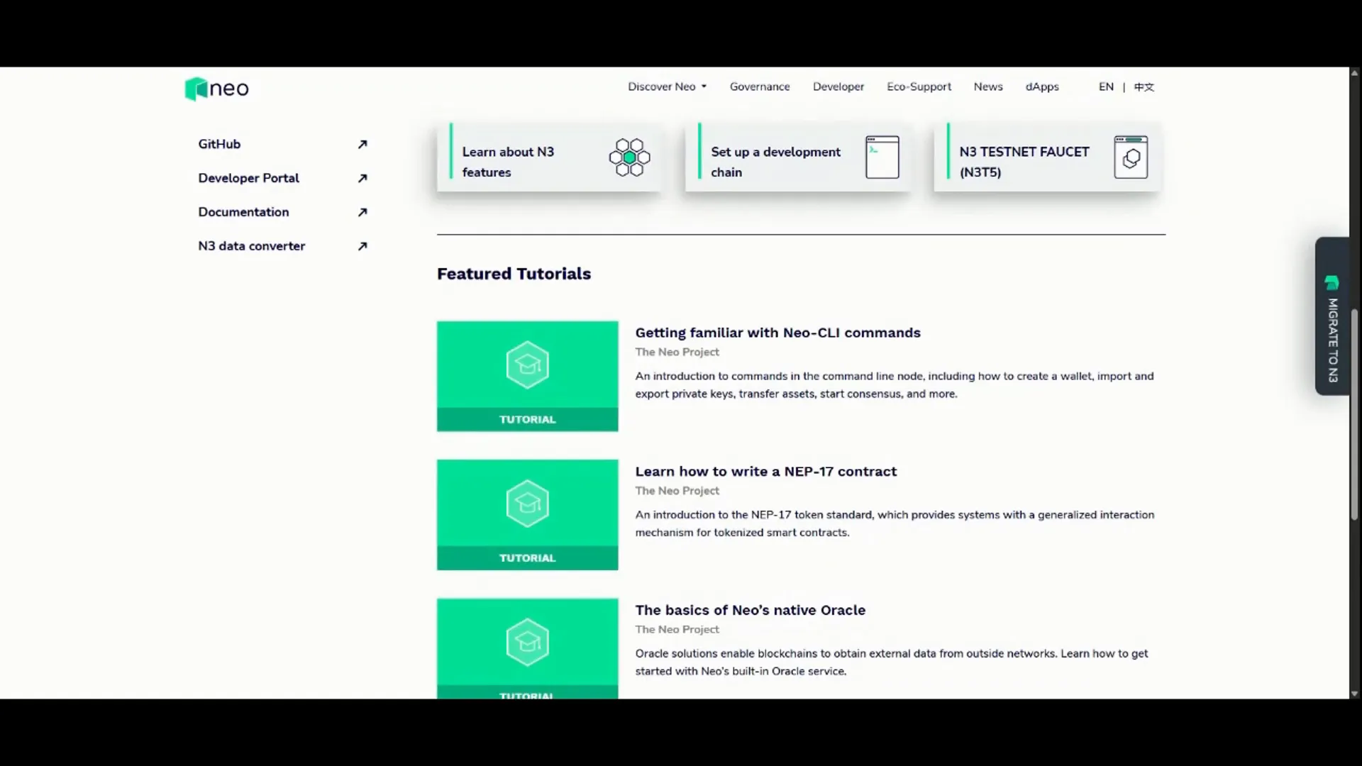 Developer coding on NEO N3 platform with multiple programming languages