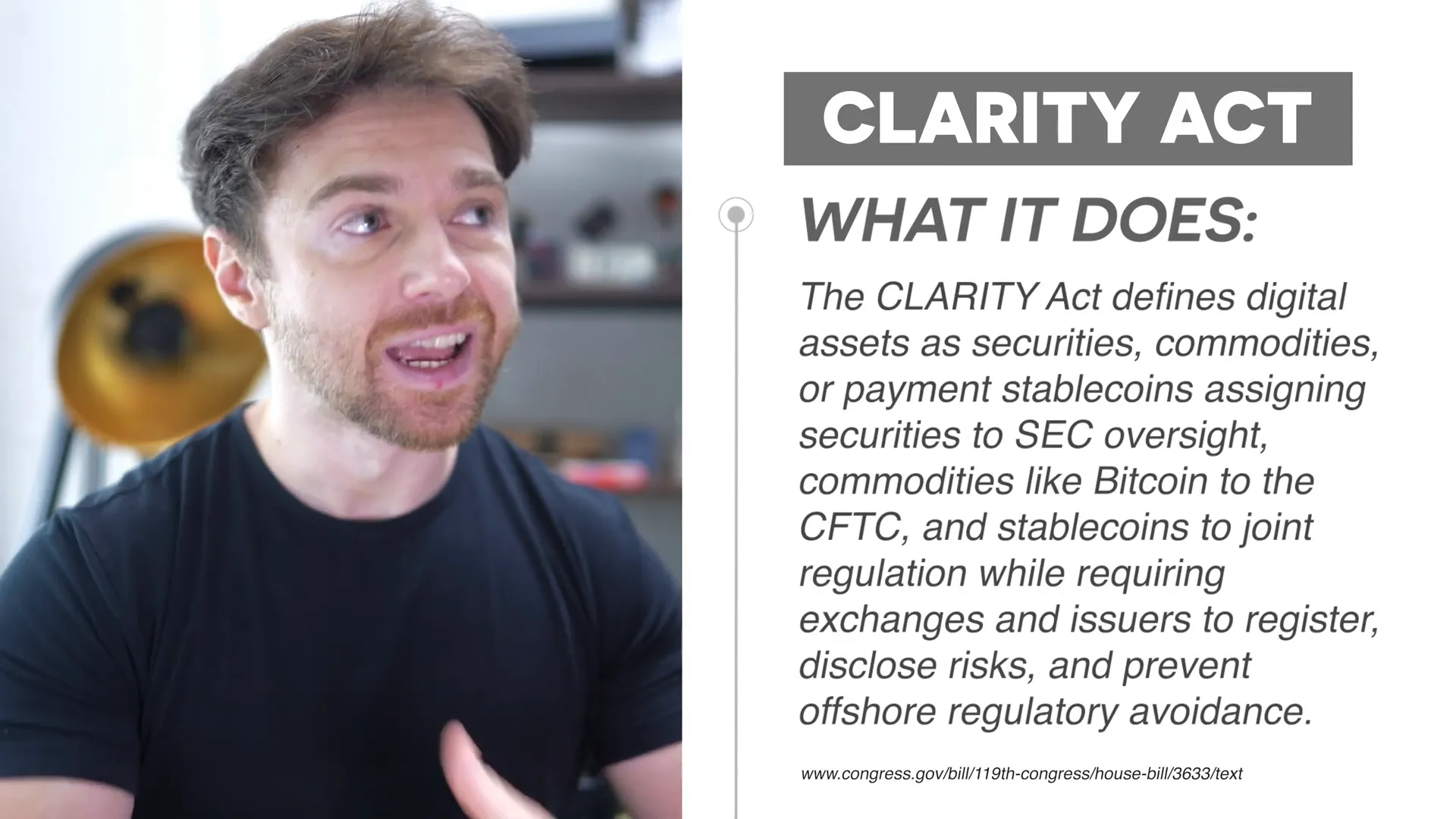 Crypto regulatory categories under Clarity Act